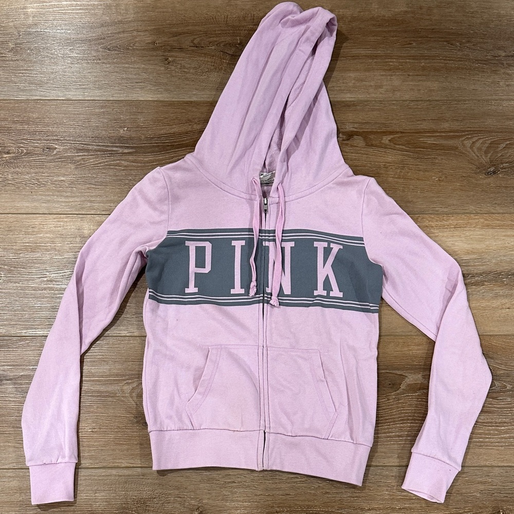 PINK By Victoria Secret Lavender Zip Up Size XS